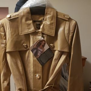 IMAN LEATHER N SUEDE COAT